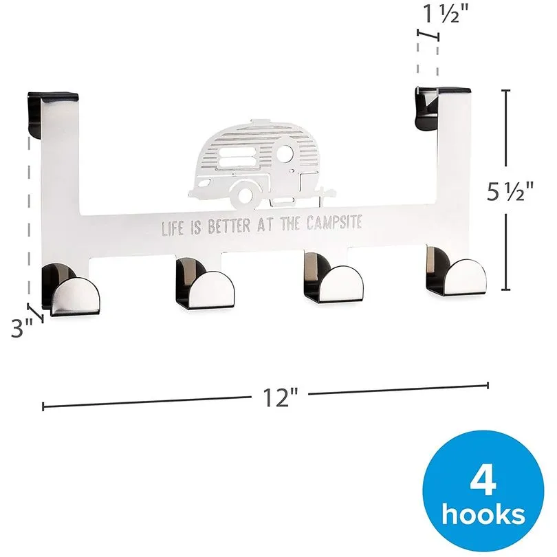 Over Door Towel Hanger -Chrome